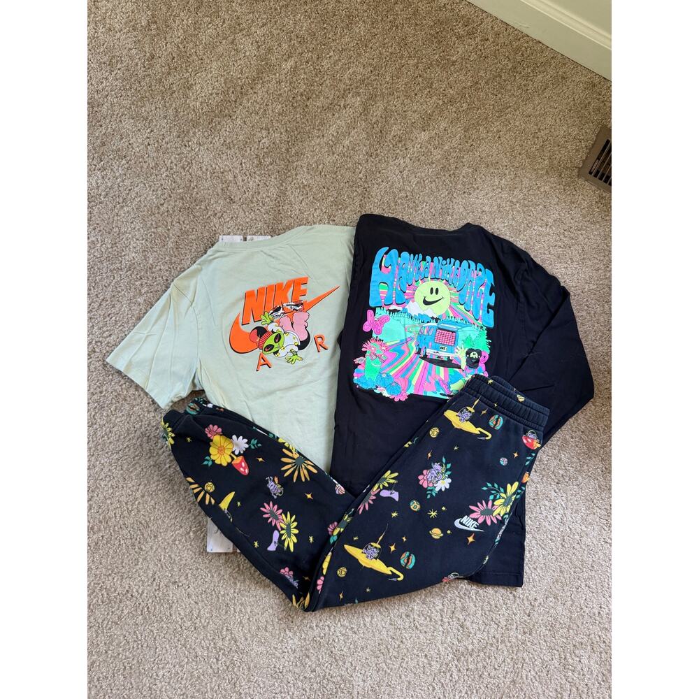 Nike Mushroom Alien Psychodelic Graphic Print Bundle